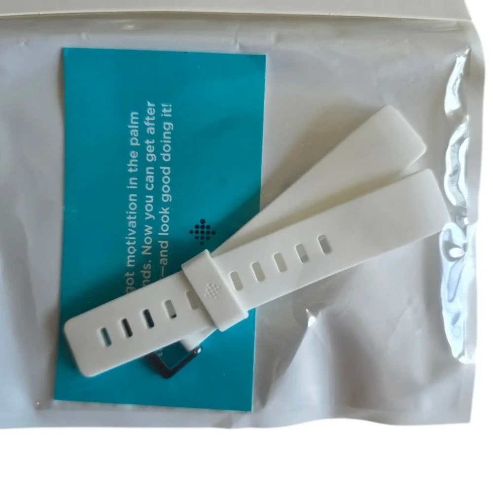 Fitbit OEM White Inspire‎ HR Accessory Band Silicone Strap Unisex Small Fitness